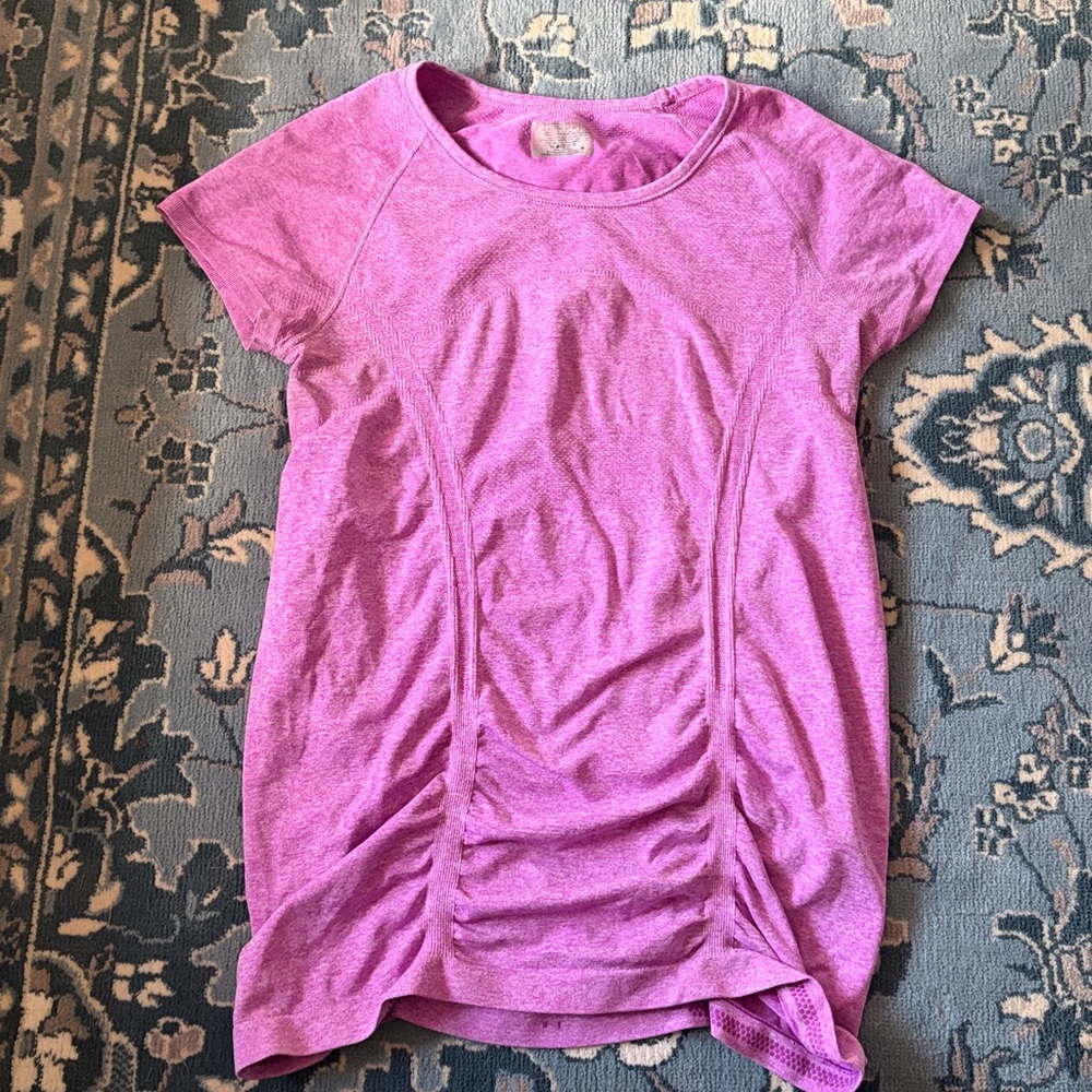 Athleta Pink Short Sleeve Top